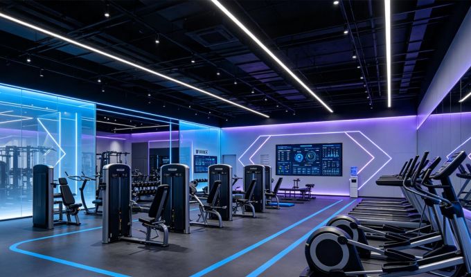 800 ㎡ Commercial Gym Configuration Solution