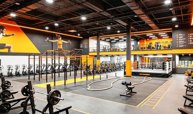 600 ㎡ Commercial Gym Configuration Solution