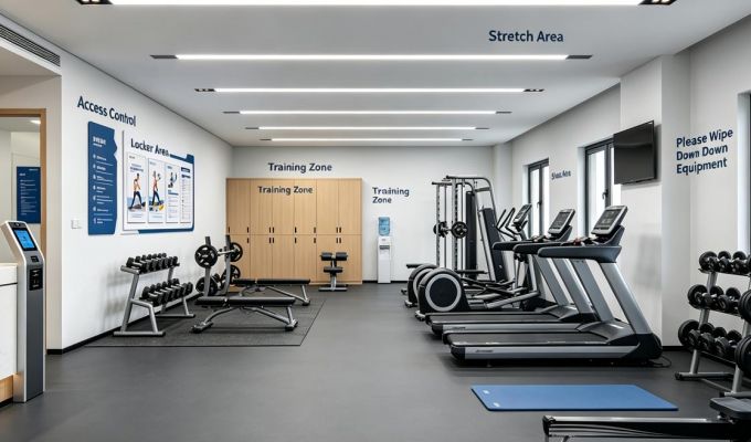 200 ㎡ Government Gym Configuration Solution