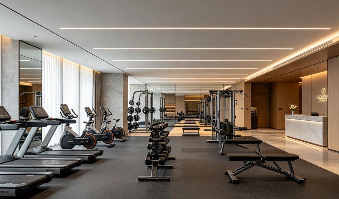 300 ㎡ hotel gym configuration Solution